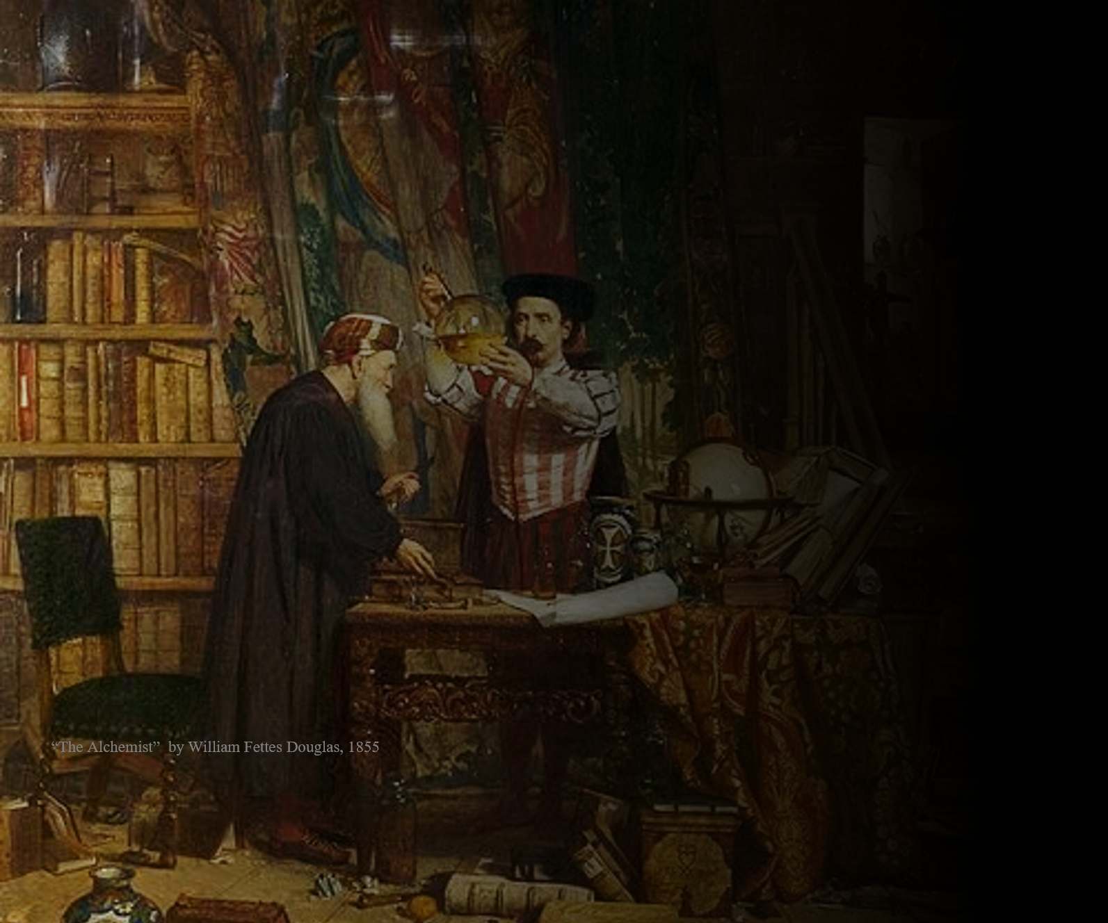 錬金術師 The Alchemist by William Fettes Douglas